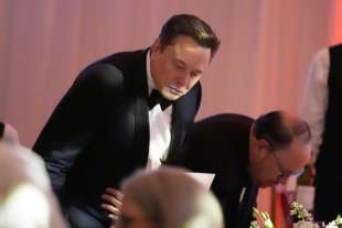 elon musk a mar-a-lago - foto lapresse