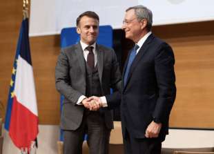 EMMANUEL MACRON - MARIO DRAGHI