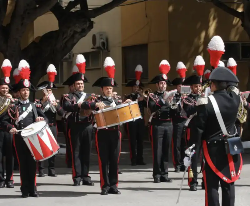 fanfara del XII reggimento dei carabinieri di Palermo