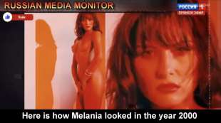 foto nude di melania trump trasmesse durante servizio della tv russa sulla vittoria di donald trump 12