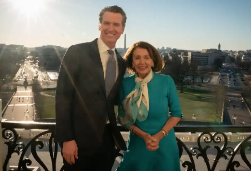 Gavin Newsom Nancy Pelosi