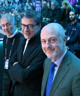 giancarlo giorgetti ed angelo binaghi foto mezzelani gmt 1290