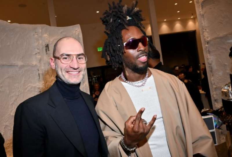 gianfranco gianangeli e il rapper saint jhn