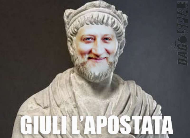 GIULI L'APOSTATA - MEME BY DAGOSPIA