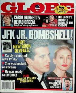 globe carolyn bessette kennedy drugs and divorce