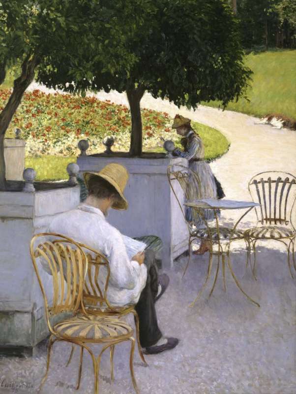 gustave caillebotte the orange trees google art project