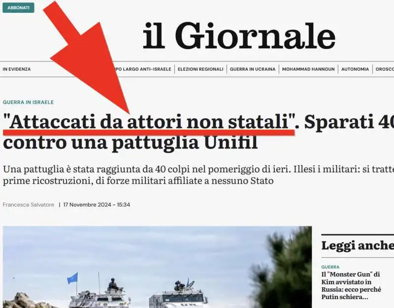 il giornale   attori non statali 