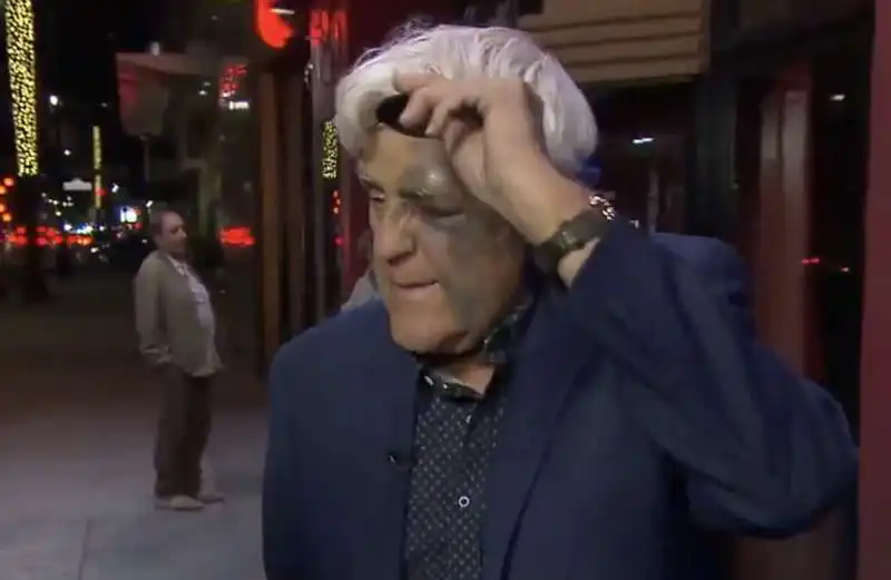 jay leno con la faccia nera 