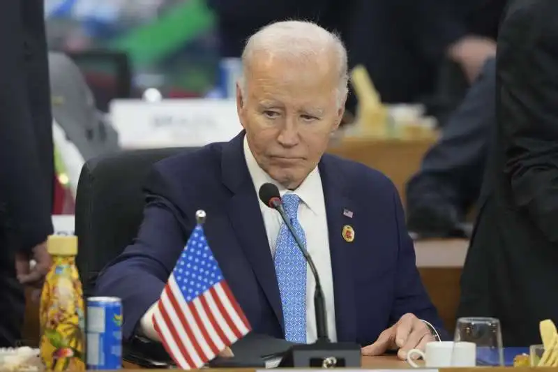 joe biden   g20 rio de janeiro   foto lapresse