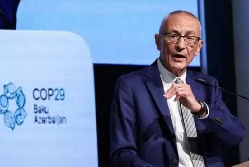 John Podesta - inviato per il clima degli Usa alla Cop29