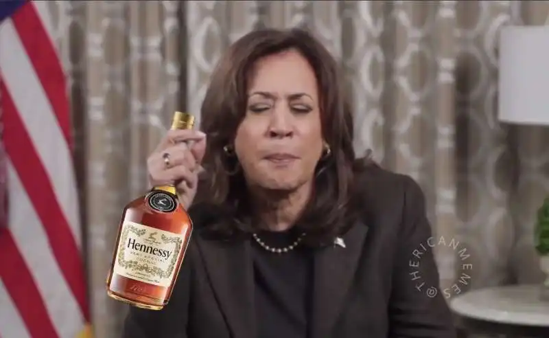 KAMALA HARRIS ALCOLIZZATA - MEME 