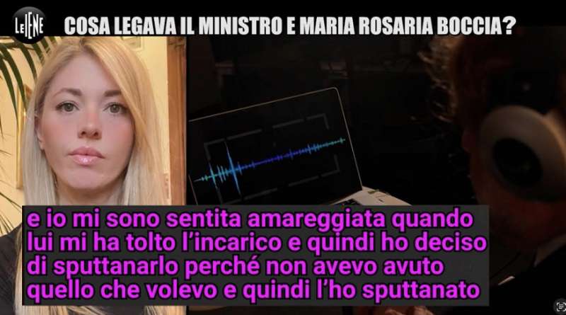 l audio inedito di maria rosaria boccia le iene