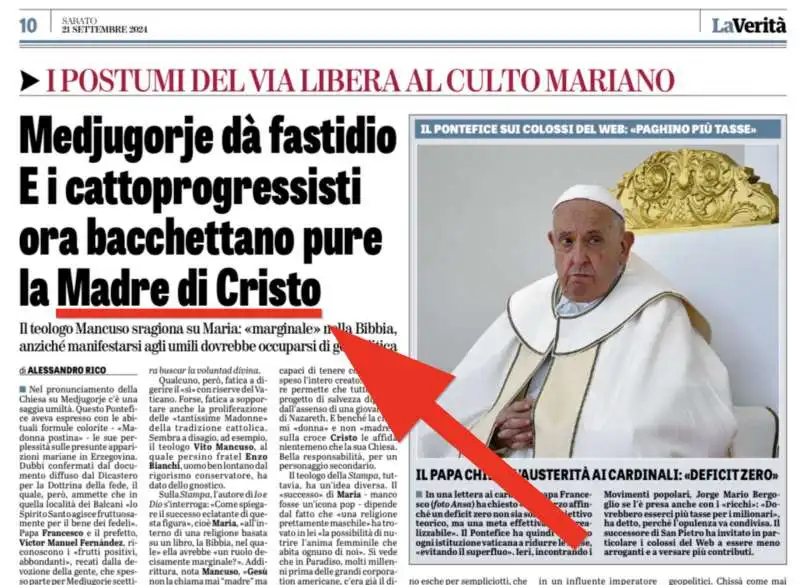 la verita, madre di cristo 