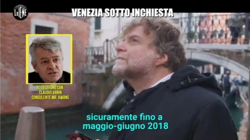 LE IENE - VENEZIA SOTTO INCHIESTA -SORTINO E CLAUDIO VANIN