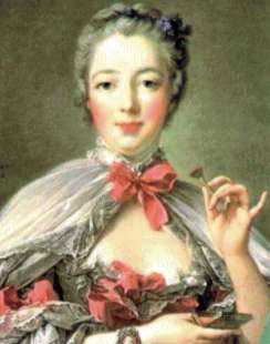 Madame de Pompadour di francois boucher