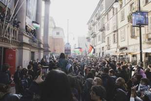 manifestazione pro palestina a torino 18