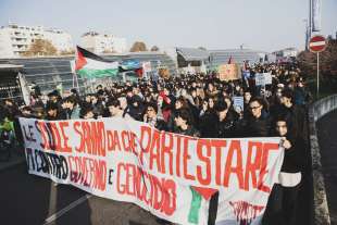 manifestazione pro palestina a torino 3