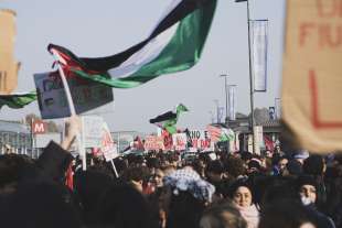 manifestazione pro palestina a torino 4