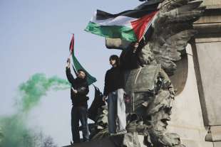 manifestazione pro palestina a torino 7