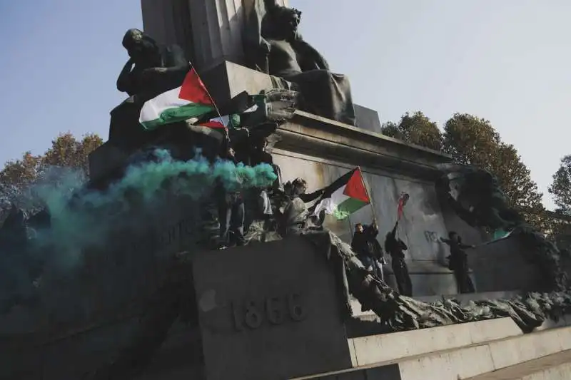 manifestazione pro palestina a torino   8