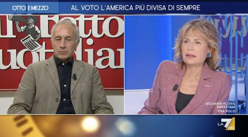 marco travaglio lilli gruber otto e mezzo