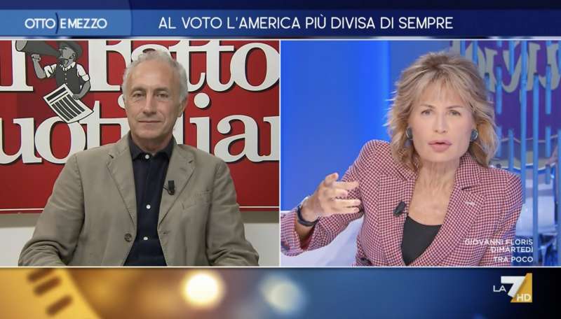 marco travaglio lilli gruber otto e mezzo