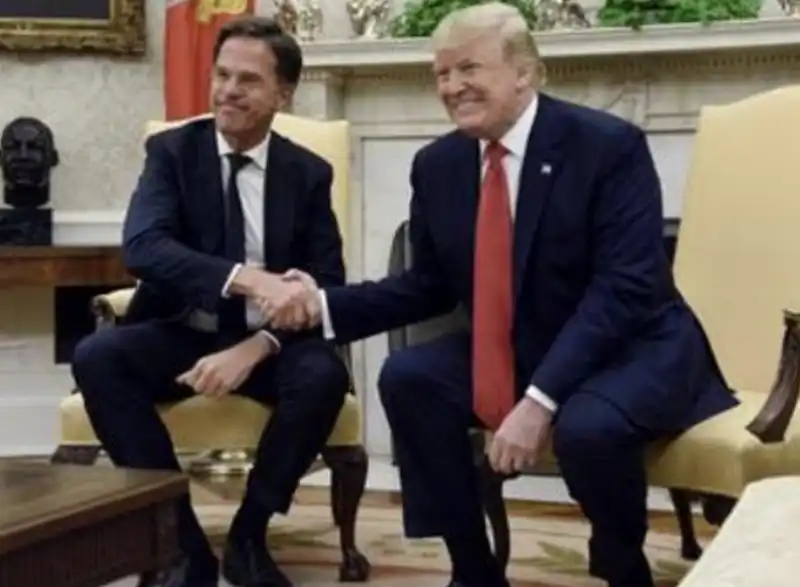 MARK RUTTE DONALD TRUMP