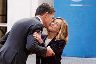 Mark Rutte - GIORGIA MELONI - 1