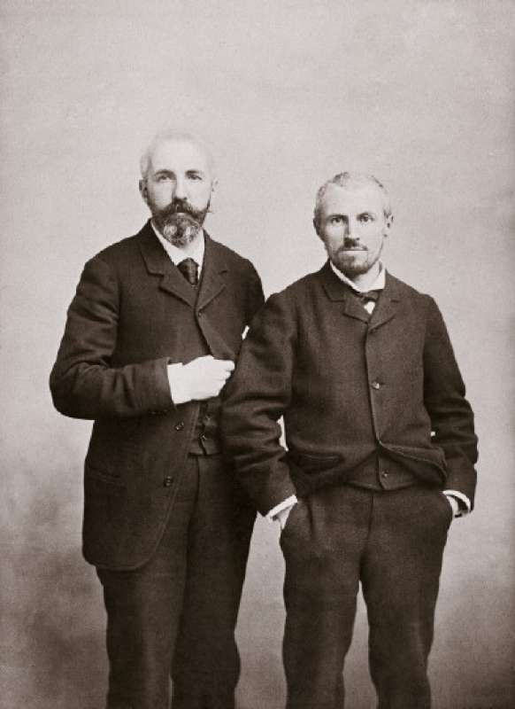 martial caillebotte (left) and gustave caillebotte (right)