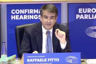 RAFFAELE FITTO ALL EUROPARLAMENTO