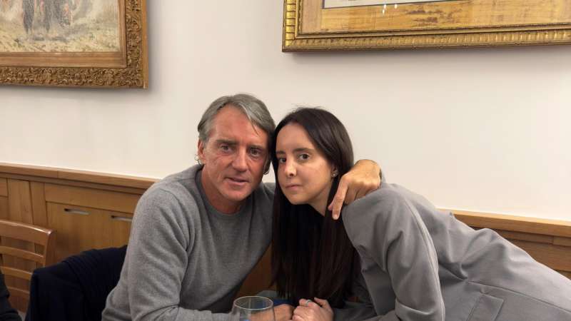 roberto mancini e la figlia camilla