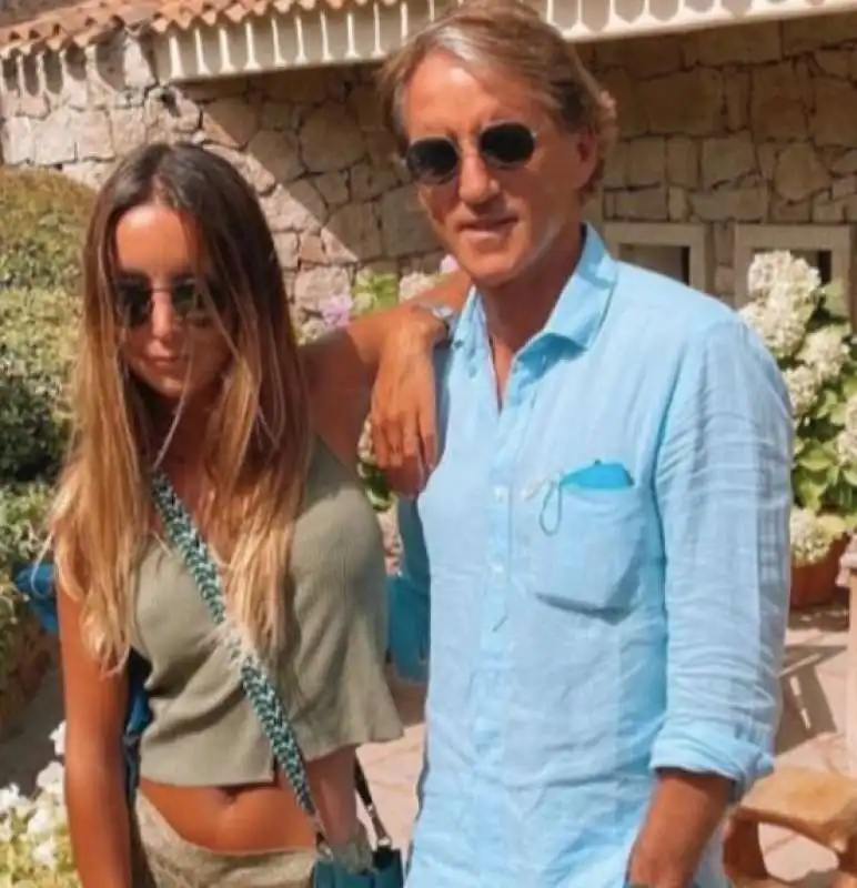  roberto mancini e la figlia camilla