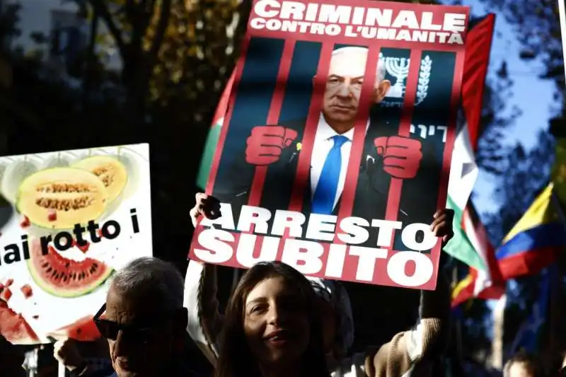 roma   manifestazione pro palestina   foto lapresse   10