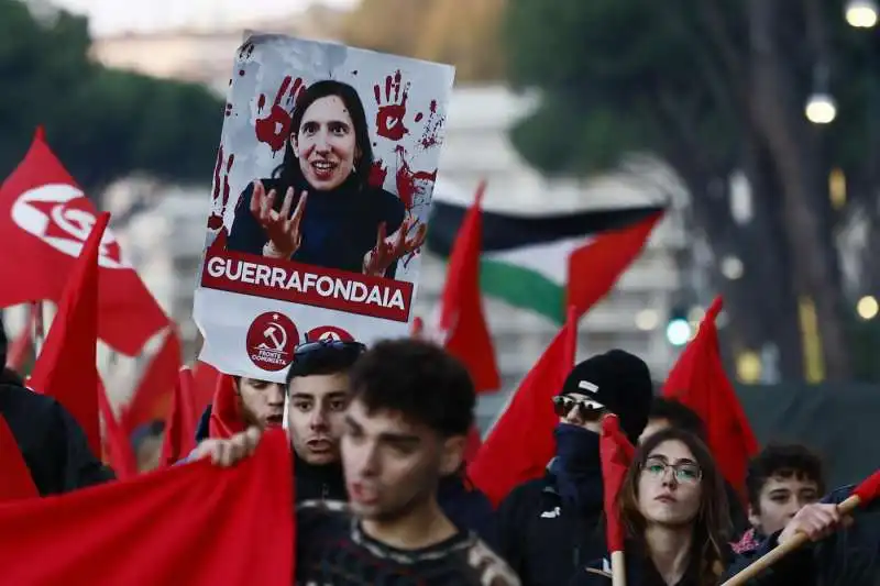 roma   manifestazione pro palestina   foto lapresse   19