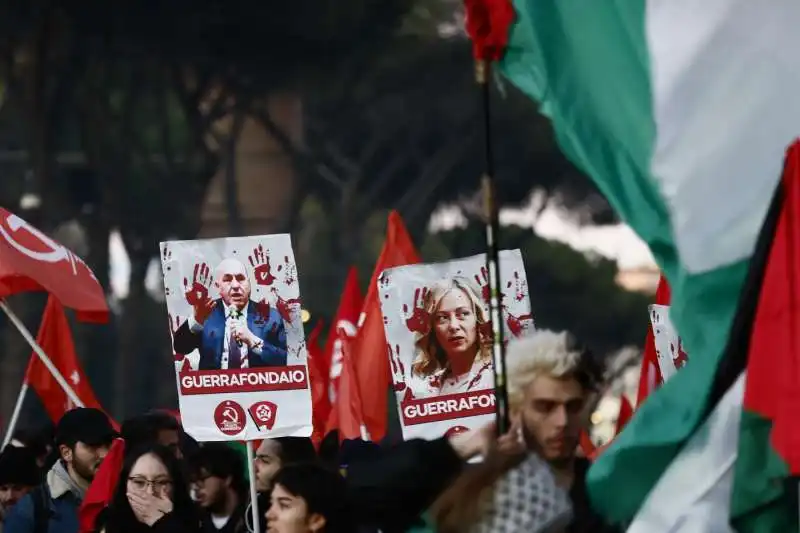 roma   manifestazione pro palestina   foto lapresse   20