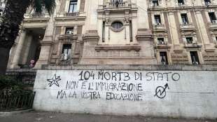 SCRITTE CONTRO GIUSEPPE VALDITARA DAVANTI AL MINISTERO DELL ISTRUZIONE - 1