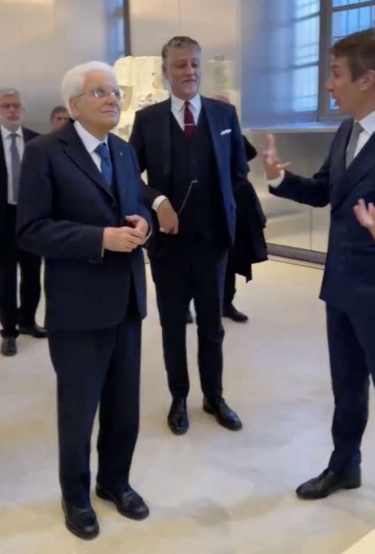 sergio mattarella al museo egizio di torino 1