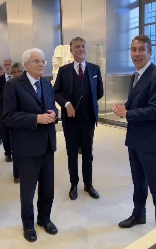 sergio mattarella al museo egizio di torino 3