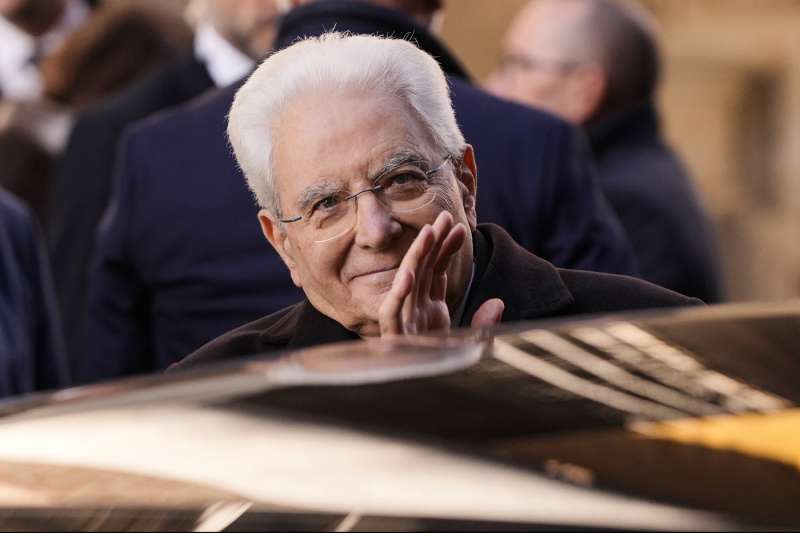 sergio mattarella al museo egizio foto lapresse