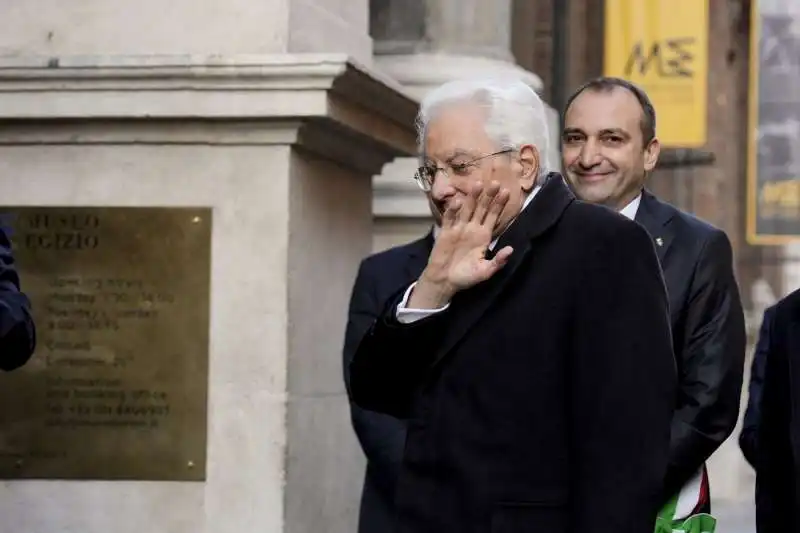 sergio mattarella al museo egizio   foto lapresse