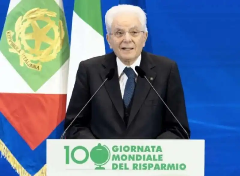 sergio mattarella alla giornata mondiale del risparmio 