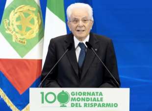 sergio mattarella alla giornata mondiale del risparmio