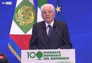 sergio mattarella alla giornata mondiale del risparmio