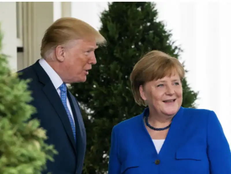 trump merkel