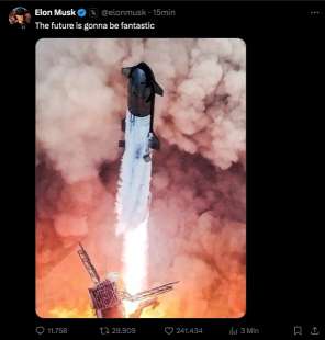 TWEET DI ELON MUSK PER LA VITTORIA DI DONALD TRUMP