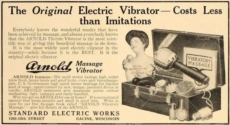 vibratore vintage pubblicita