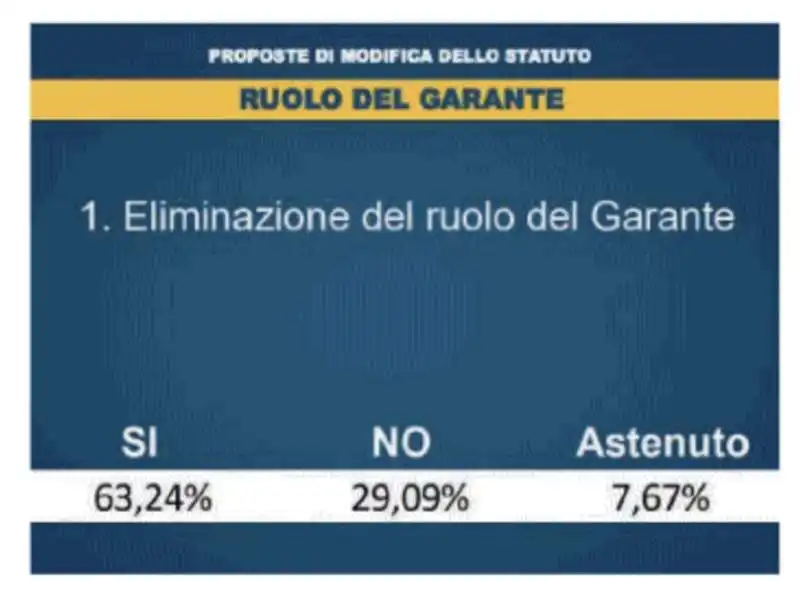 voto per l eliminazione del garante    nova   assemblea costituente m5s