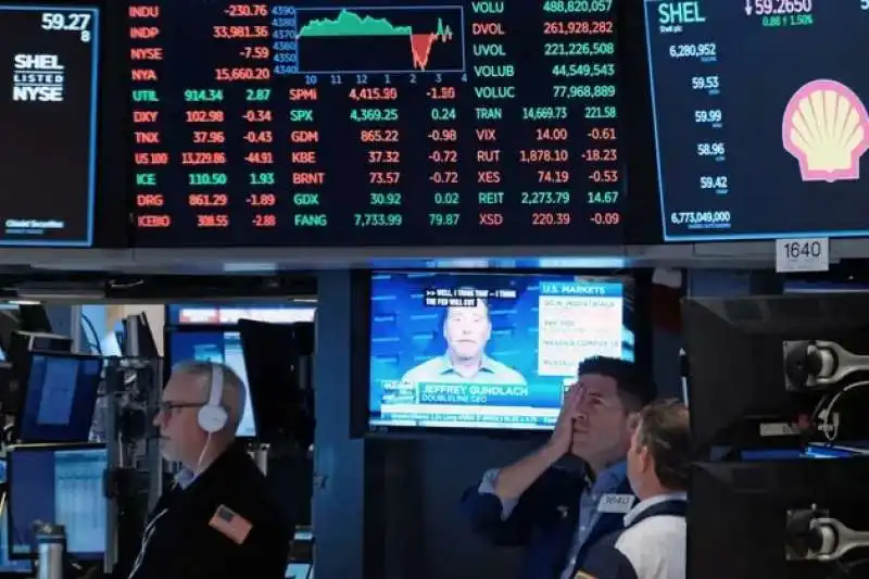 wall street - contrattazioni borsa