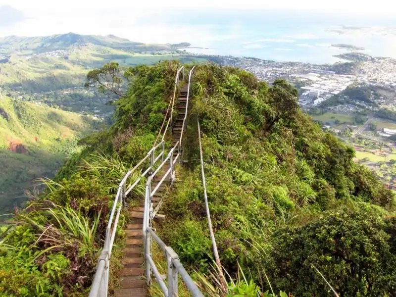 La Stairway to Heaven a Oahu nelle Hawaii 