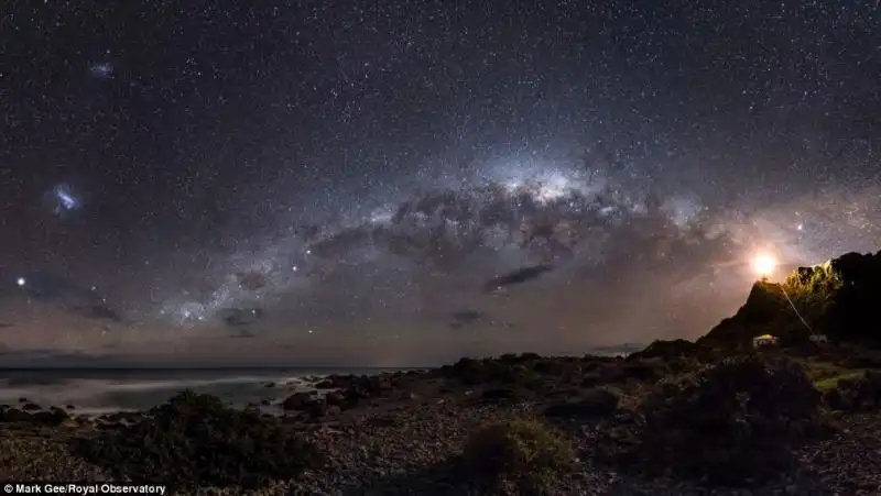 La via lattea vista dalla Nuova Zelanda 